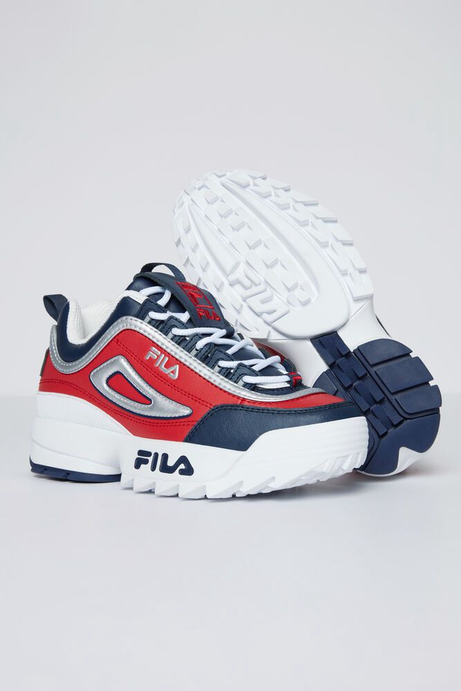 Fila Disruptor 2 Trainers Red/White - Kids - 34159PYIQ